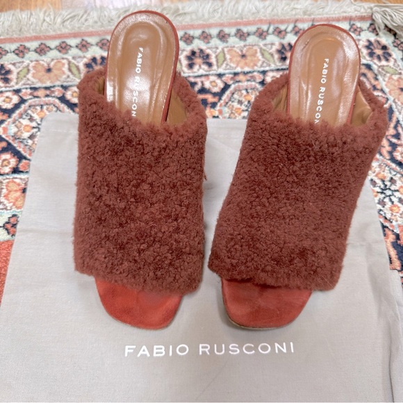 Fabio Rusconi shearling mules - Picture 3 of 6